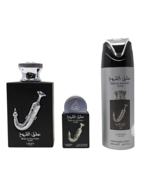 LATTAFA ISHQ AL SHUYUKH SILVER 3 PZ UNISEX - Image 2