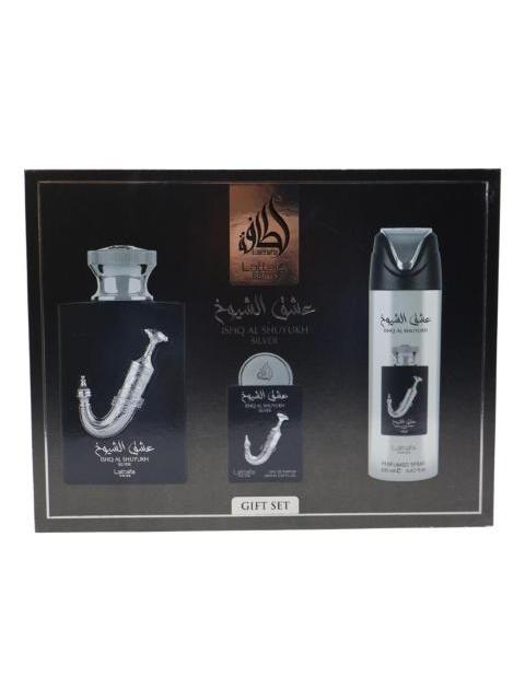 LATTAFA ISHQ AL SHUYUKH SILVER 3 PZ UNISEX - Image 3