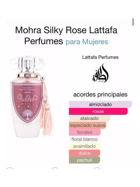 MOHRA SILKY ROSE LATTAFA EAU DE PARFUM DAMA 100 ML SPRAY - Image 3