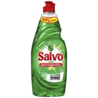 LAVATRASTES LIQUIDO SALVO LIMON 500 ML