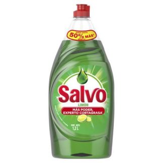LAVATRASTES SALVO LIQUIDO LIMON BOTELLA 1200 ML
