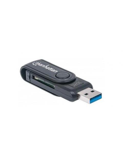 MANHATTAN LECTOR DE MEMORIA USB 3.0 5000 MBIT-S NEGRO - Image 3