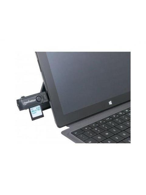 MANHATTAN LECTOR DE MEMORIA USB 3.0 5000 MBIT-S NEGRO - Image 6