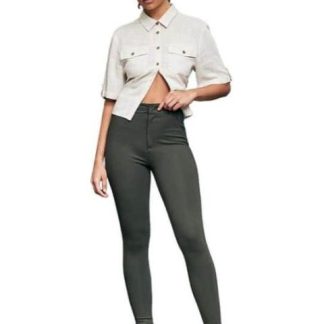 LEGGINGS CASUAL CINTURA ALTA VERDE OLIVO HOLLY LAND