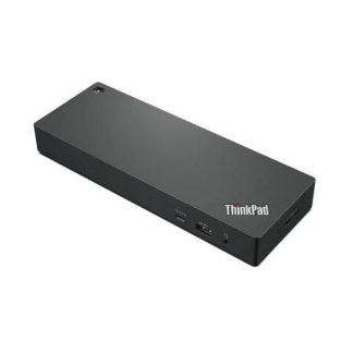 LENOVO DOKING STATION THINKPAD 40B00300US THUNDERBOLT 4 1X USB-C 3.2 4X USB 3.1 1X HDMI 2X DISPLAYPORT 1X RJ-45 NEGRO-ROJO