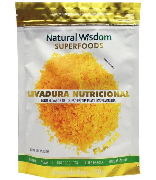 LEVADURA NUTRICIONAL SAB QUESO 150 G NATURAL WISDOM