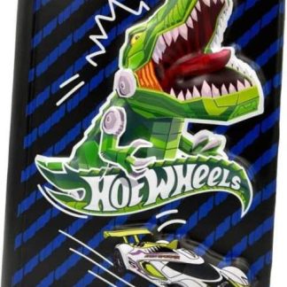 LIBRETA EFECTO 3D AZUL HOT WHEELS