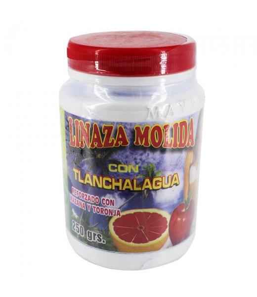 LINAZA MOLIDA CON TLANCHALAGUA 250 GR. REFORZADO CON MANZANA Y TO MAYAMEX