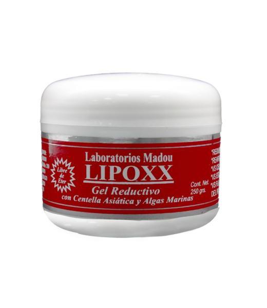 LIPOXX GEL REDUCTIVO 250GR. CON CENTELLA ASIATICA Y ALGAS MARINAS SHAMPOOS NUEVOS