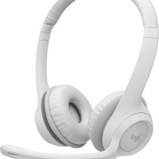 LOGITECH AUDIFONOS CON MICROFONO H390 ALAMBRICO 1.9 METROS USB BLANCO