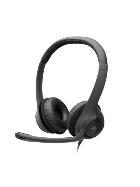 LOGITECH AUDIFONOS CON MICROFONO H390 ALAMBRICO USB NEGRO