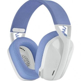 LOGITECH AUDIFONOS GAMER G435 PARA PC-PS4-PS5 INALAMBRICO USB-A BLANCO-LILA