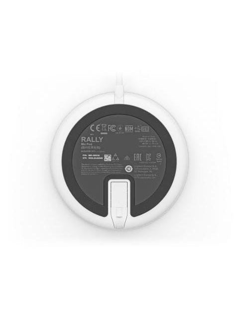 LOGITECH MICROFONO DE MESA PARA CONFERENCIAS RALLY MIC POD ALAMBRICO BLANCO - Image 4