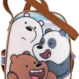 LONCHERA CON AISLAMIENTO TERMICO GRIS WE BARE BEARS