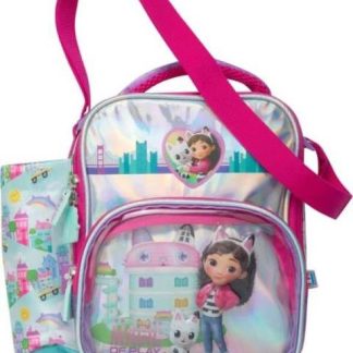 LONCHERA CON AISLAMIENTO TERMICO ROSA GABBYS DOLLHOUSE