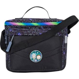 LONCHERA ESCOLAR NEGRO RICK AND MORTY