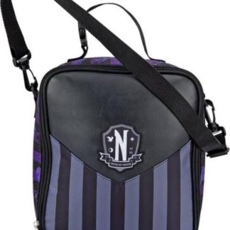 LONCHERA ESCOLAR NEGRO WEDNESDAY