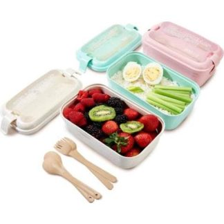 LUNCH BOX CON CUBIERTOS MULTICOLOR HELLODREAM