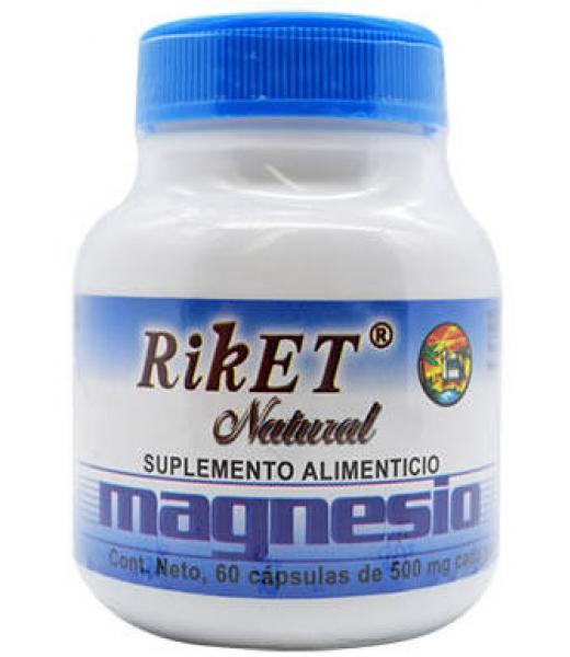 MAGNESIO 60 CAP RIKET NATURAL