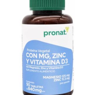 MAGNESIO ZINC VITAMINA D3 90 TAB PRONAT