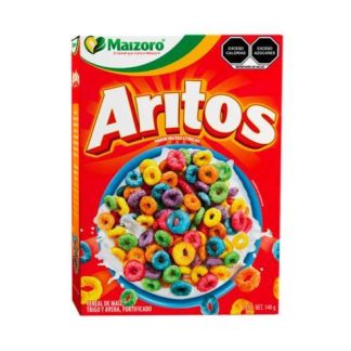 MAIZORO CEREAL ARITOS FRUTA 160 GR.