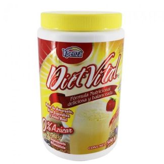 MALTEADA DIET VITAL POLVO 500 GR. O% AZUCAR FRESA NUTRIENTE DIABE SOLO PARA DIABETICOS