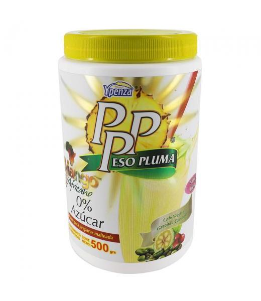 MALTEADA PP PSO PLUMA MANGO AFRICANO 0% AZUCAR SABOR VAINILLA 500 SOLO PARA DIABETICOS