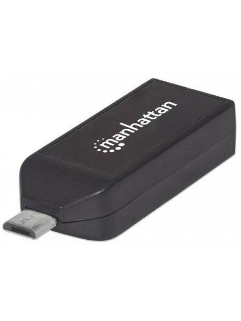 MANHATTAN ADAPTADOR MICRO USB CON LECTOR DE TARJETAS OTG IMPORT LINK 24 EN 1 USB 2.0