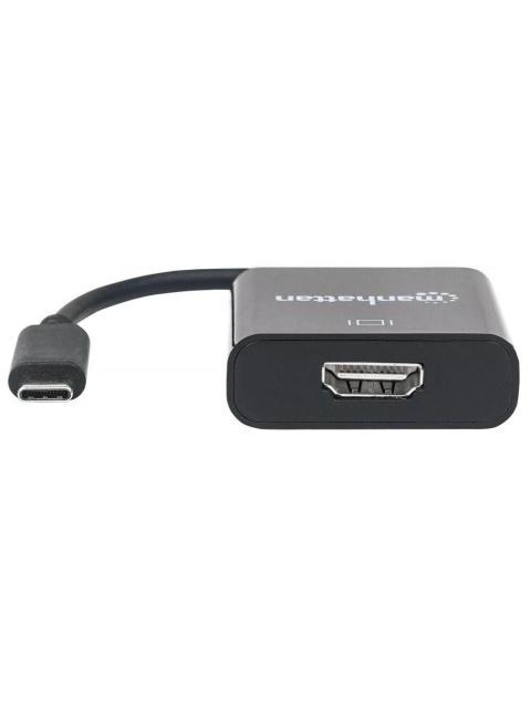 MANHATTAN ADAPTADOR USB-C 3.1 MACHO - HDMI HEMBRA NEGRO - Image 4