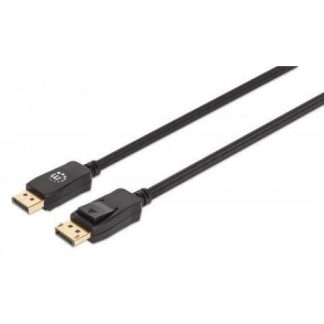 MANHATTAN CABLE DISPLAYPORT 1.4 MACHO - DISPLAYPORT 1.4 MACHO 8K 60HZ 1 METRO NEGRO