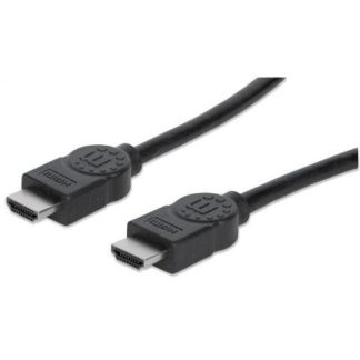 MANHATTAN CABLE HDMI DE ALTA VELOCIDAD CON CANAL ETHERNET HDMI MACHO - HMDI MACHO 4K 30HZ 15 METROS NEGRO