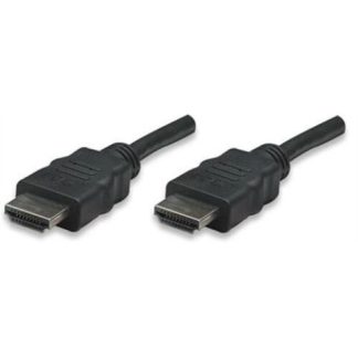 MANHATTAN CABLE HDMI DE ALTA VELOCIDAD HDMI MACHO - HDMI MACHO 1080P 3D 7.5 METROS NEGRO