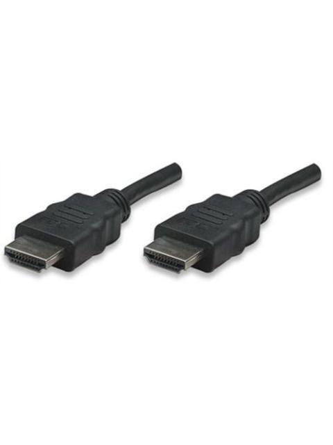 MANHATTAN CABLE HDMI DE ALTA VELOCIDAD HDMI MACHO - HDMI MACHO 1080P 3D 7.5 METROS NEGRO