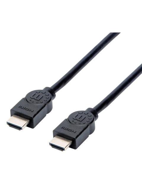MANHATTAN CABLE HDMI MACHO - HDMI MACHO 4K 30HZ 1.5 METROS NEGRO