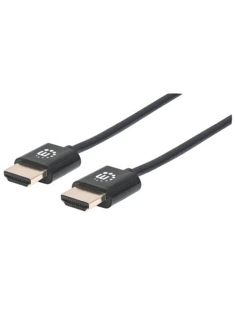 MANHATTAN CABLE HDMI MACHO - HDMI MACHO 4K 60HZ 1.8 METROS NEGRO