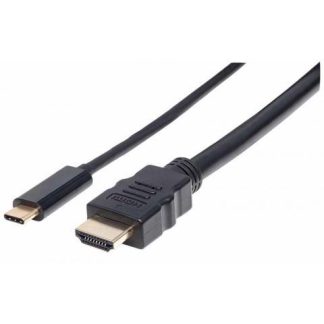 MANHATTAN CABLE HDMI MACHO - USB C MACHO 4K 30HZ 2 METROS NEGRO