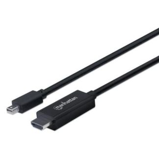 MANHATTAN CABLE MINI DISPLAYPORT 1.1 MACHO - HDMI MACHO 1080P 60HZ 1.8 METROS NEGRO