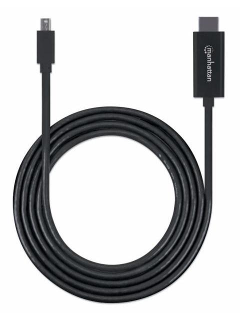 MANHATTAN CABLE MINI DISPLAYPORT 1.1 MACHO - HDMI MACHO 1080P 60HZ 1.8 METROS NEGRO - Image 4