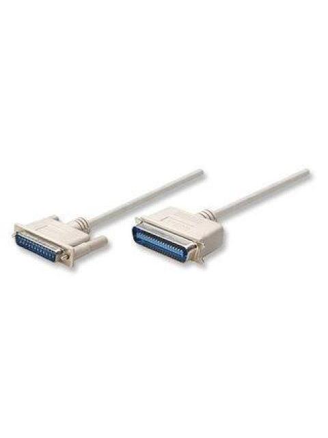 MANHATTAN CABLE PARA IMPRESORA DB25 MACHO - CEN36 MACHO 1.8 METROS BLANCO