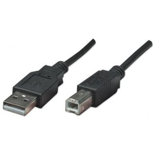 MANHATTAN CABLE USB A - USB B 50CM NEGRO