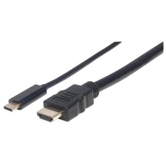 MANHATTAN CABLE USB C MACHO - HDMI MACHO 1 METRO NEGRO