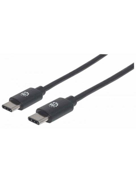MANHATTAN CABLE USB-C MACHO - USB-C MACHO 1 METRO