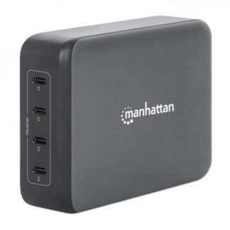 MANHATTAN ESTACION DE CARGA 102667 4X USB-C GRIS