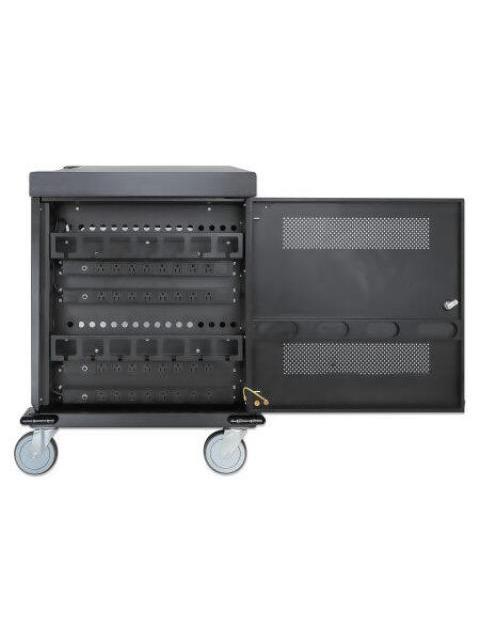 MANHATTAN ESTACION DE CARGA 180931 32 CONTACTOS AC 120V NEGRO - Image 7