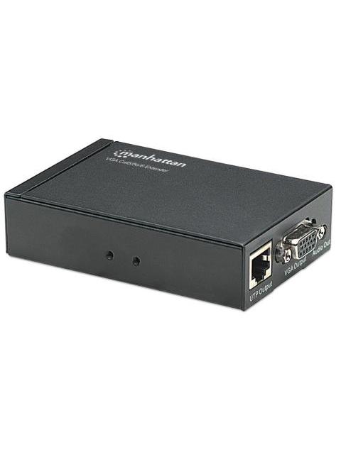 MANHATTAN EXTENSOR DE AUDIO Y VIDEO HASTA 300M VGA CAT5-5E-6