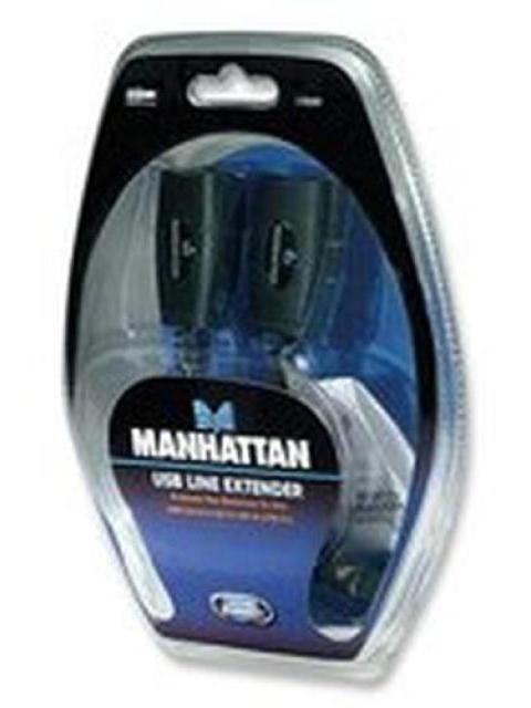 MANHATTAN EXTENSOR DE LINEA USB USB A Y RJ45 MACHO-HEMBRA HASTA 60M