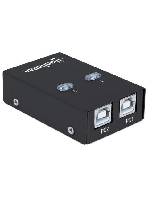 MANHATTAN HI-SPEED SWITCH USB 2.0 162005 2 PUERTOS