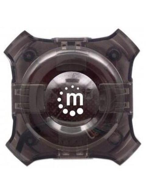 MANHATTAN HUB USB 1.1 DE 4 PUERTOS 12 MBIT-S NEGRO-TRANSPARENTE