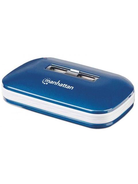 MANHATTAN HUB USB 2.0 DE 7 PUERTOS 480 MBIT-S CON FUENTE