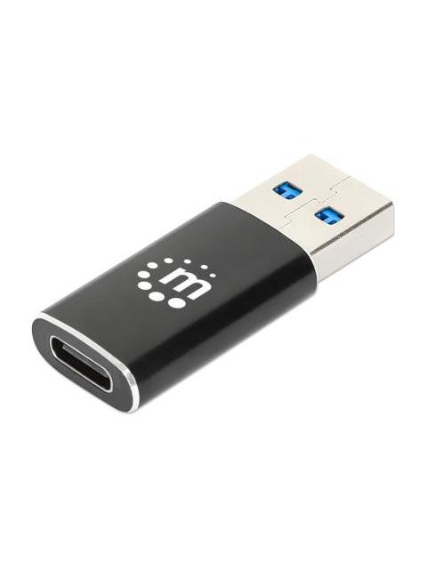 MANHATTAN HUB USB-A MACHO 1X USB-C 5 GBIT-S NEGRO